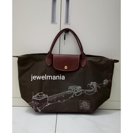 tas longchamp le pliage modele depose preloved - authentic Wanita