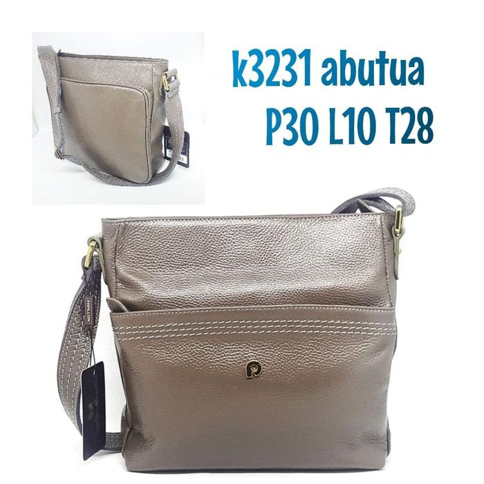 Tas Kulit Papillon Original K3231 Abu Tua
