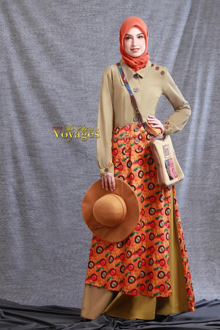 GAMIS PESTA / MAXI DRESS - TUNEECA THE SPIRIT OF VOYAGES T-0118034