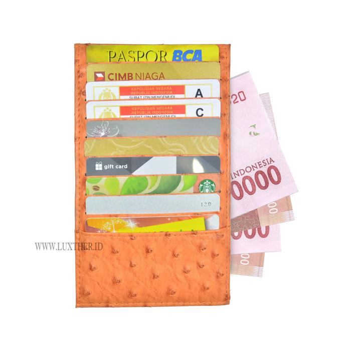 Card Holder / Card Wallet / 20 slot / Dompet Kartu / Ostrich / Kaswari