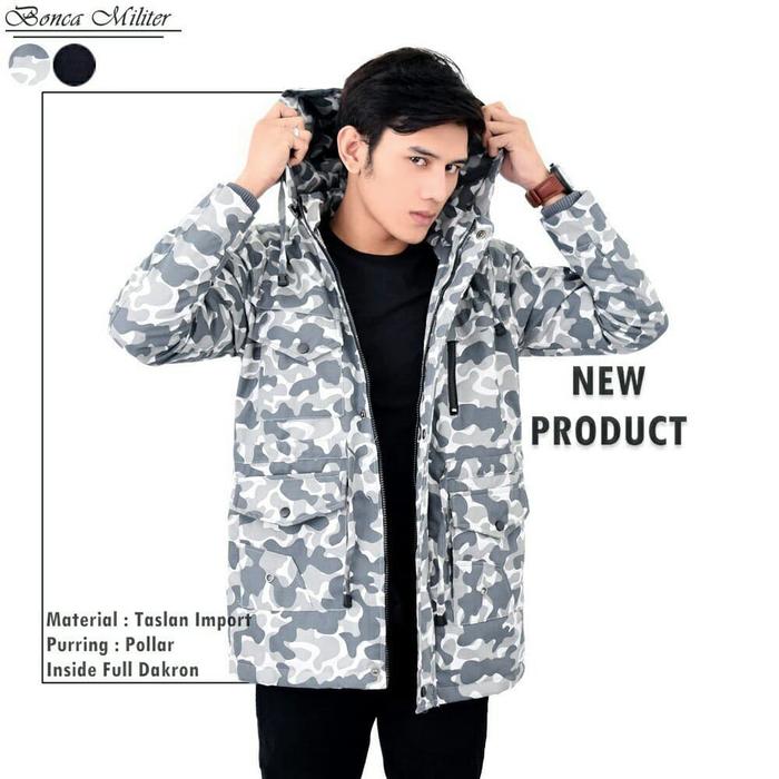 Jaket parka bonca militer