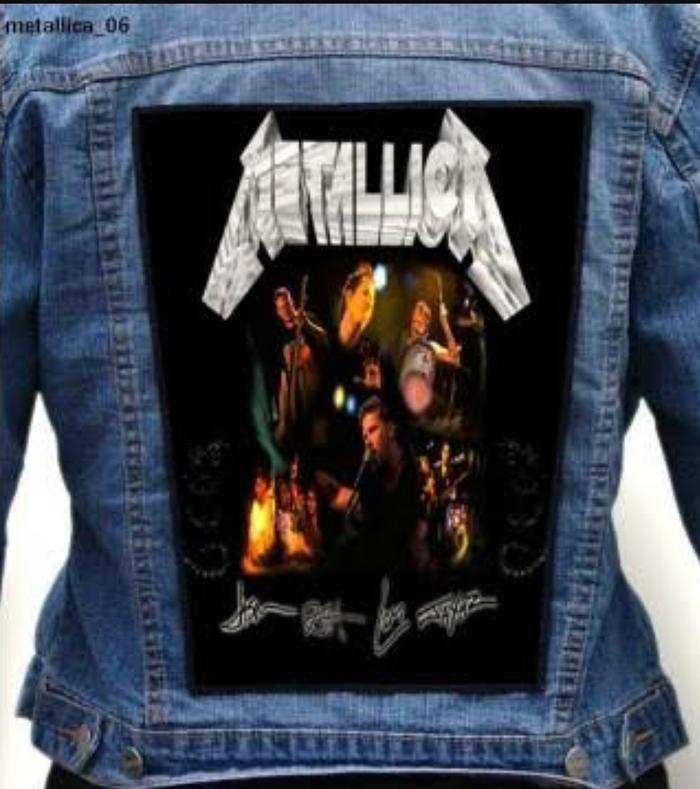 Backpatch Patch Emblem Metallica Custom