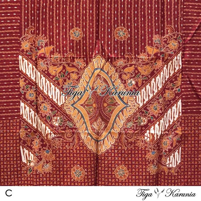 Kain Batik FULL TULIS Asli SUTRA ATBM 100% ORI Sutra Tenun Pola Pria C
