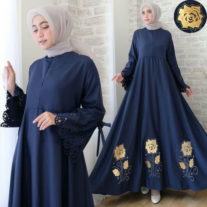 AF Maxi dress Syari /Gamis Syari /Baju Muslim Syari Terbaru Kalya