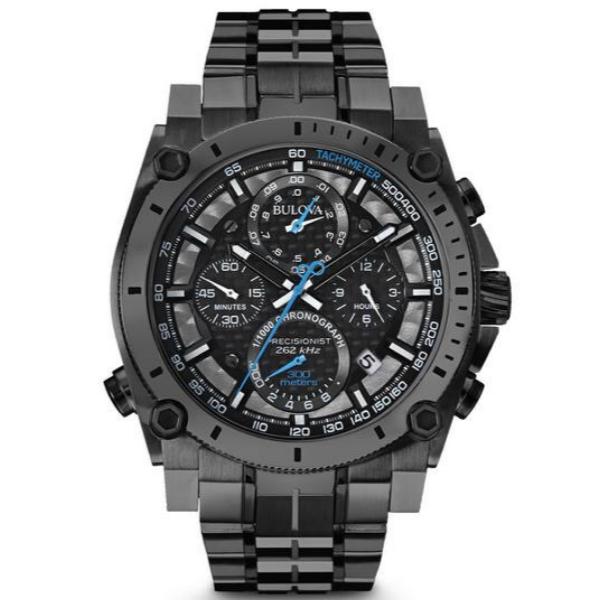 BULOVA MEN'S PRECISIONIST CHRONOGRAPH 98B229 ORIGINAL