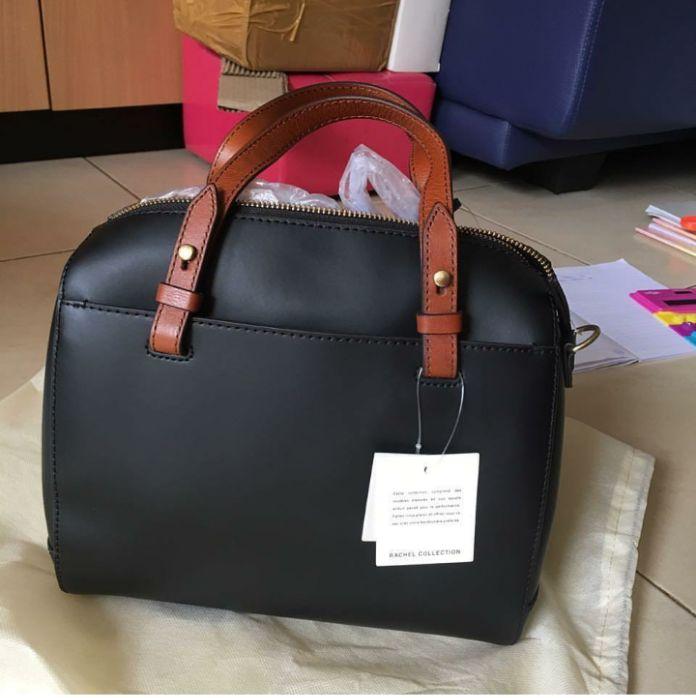 Fossil Rachel Black Satchel new