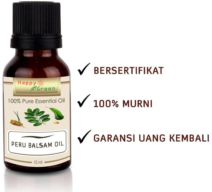 Happy Green Peru Balsam Essential Oil (10 ml) - Minyak Essential Peru