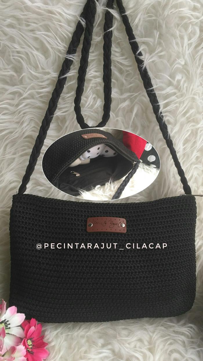 TAS RAJUT SELEMPANG MURAH MODEL DOWA KABOKI BAGUS