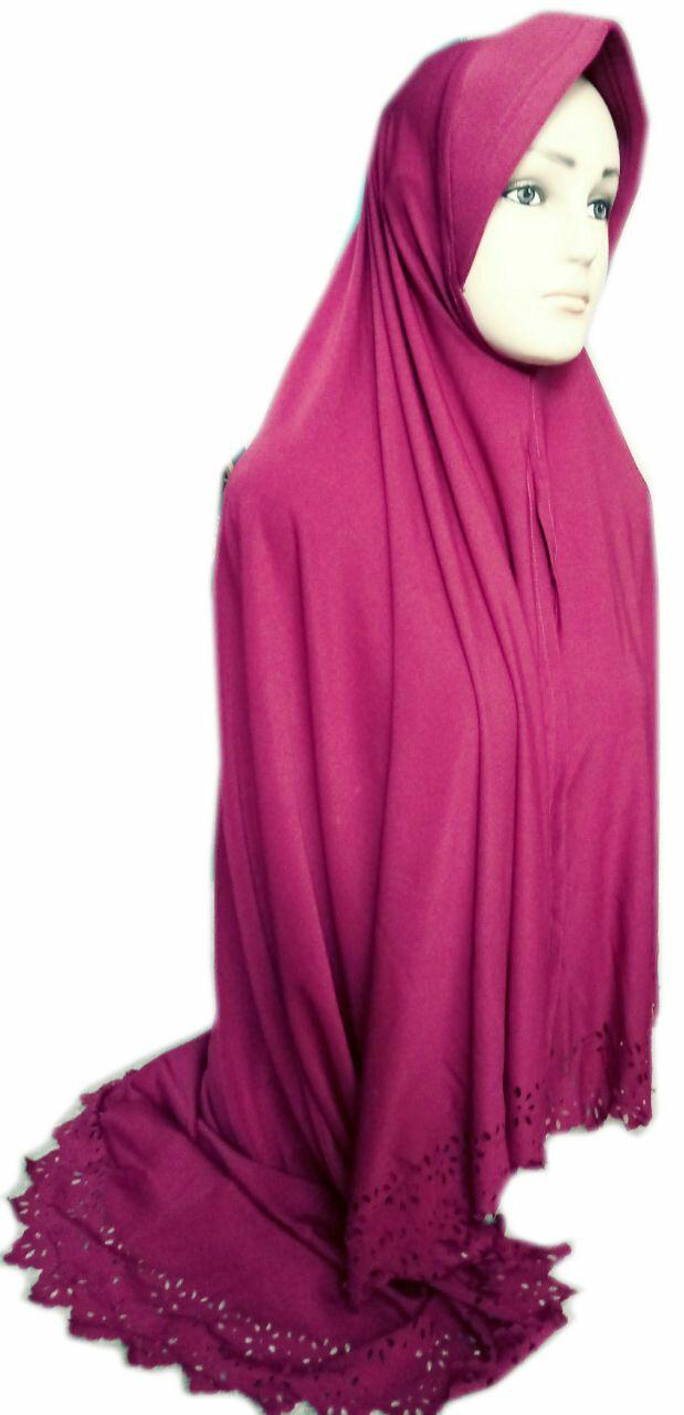 Jilbab Bergo  Pink Fanta Jersy Korea