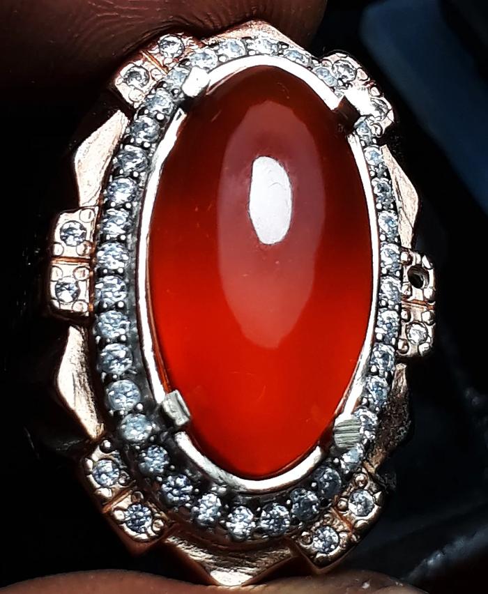 Natural batu akik Bacan King Obi kristal
