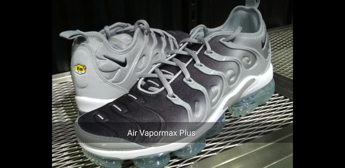 Nike Vapormax 2.0 PLUS FlyKnit TRIPLE BLACK, WHITE 100% ORIGINAL