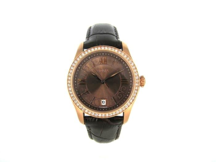 JAM TANGAN WANITA ORIGINAL BONIA B839-3541S BROWN STRAP KULIT