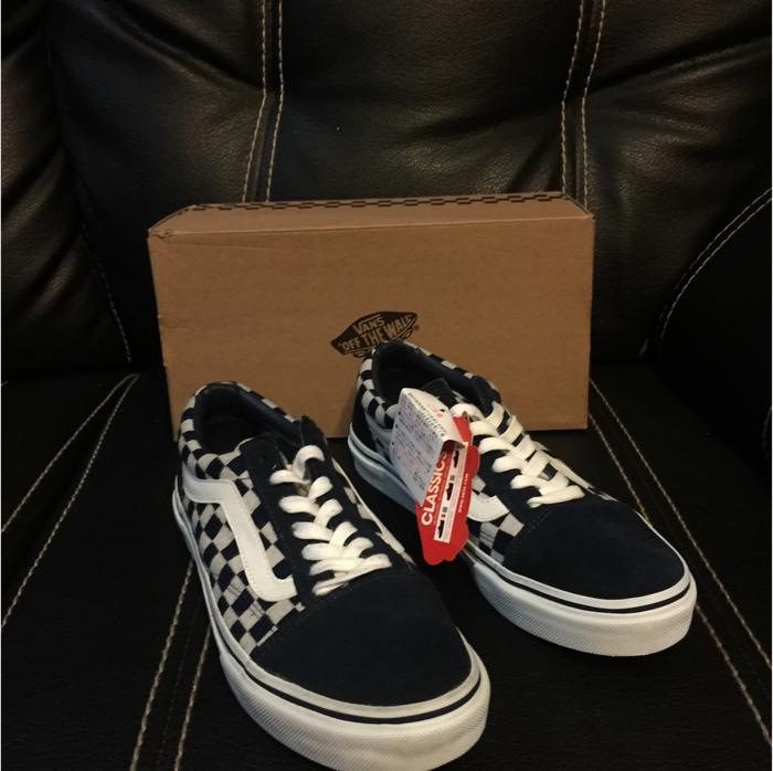 Vans oldskool indigo checkerboard japan market (original) Bnib