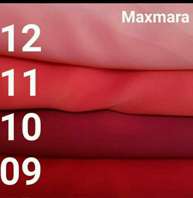 FLASH SALE Promo kain Maxmara Lux Premium Polos Meteran Harga Per 0.5M