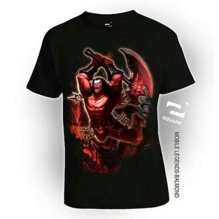 KAOS 3D baju 3d MOBILE LEGENDS BALMOND- KAOS ANAK