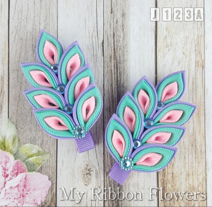 Jepit Rambut Hairclips Headpiece Korea Princess MyRibbonFlowers J123A
