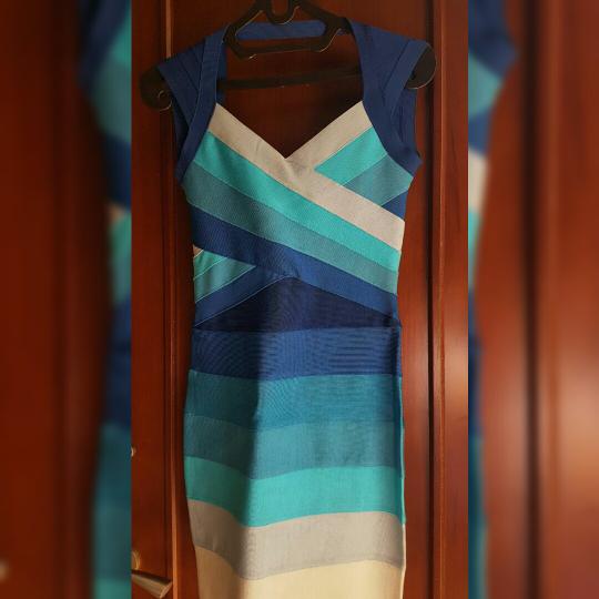 HERVE LEGER BLUE