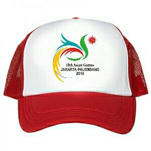 TOPI TRUCKER LOGO ASIAN GAMES 2018 JAKARTA PALEMBANG
