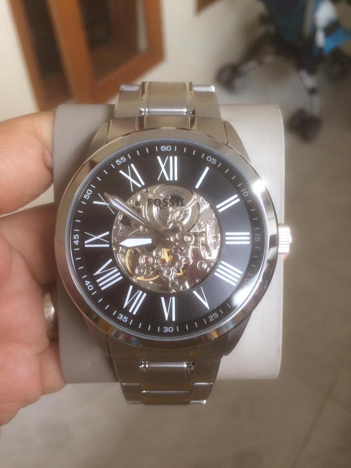 Fossil watch Automatic brown stainless