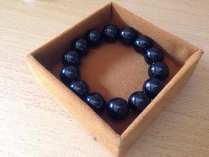 Gelang Batu Black Tourmaline Premium