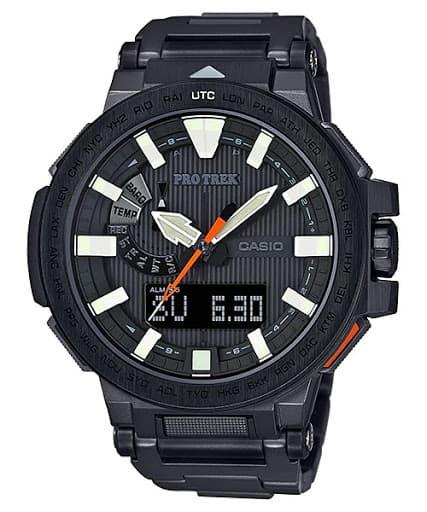 JAM TANGAN PRIA CASIO PRO TREK PRX-8000YT BLACK TITANIUM ORIGINAL