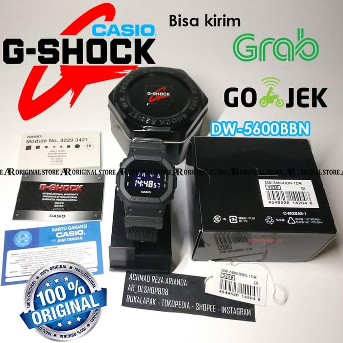 ORIGINAL DW600-BBn GSHOCK DW-5600-BBn CASIO ORIGINAL DW5600 BBn Black