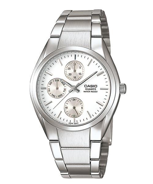 Casio Analog Jam Tangan Pria Rantai Silver MTP-1191A-7A Original
