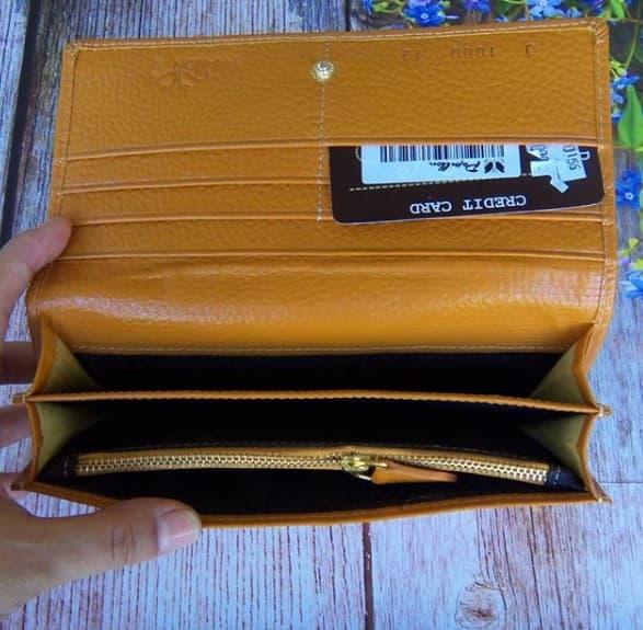 Dompet Kulit Papillon Original D1000 Kuning