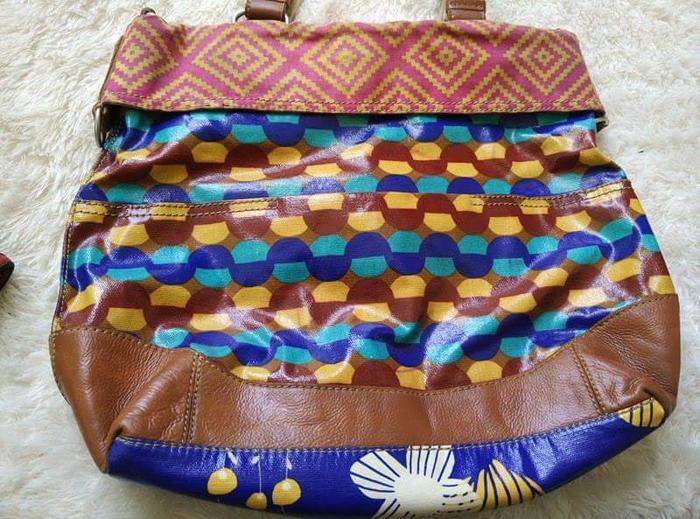 Tas Wanita Fossil Keyper Gajah Waterproof kulit asli Preloved