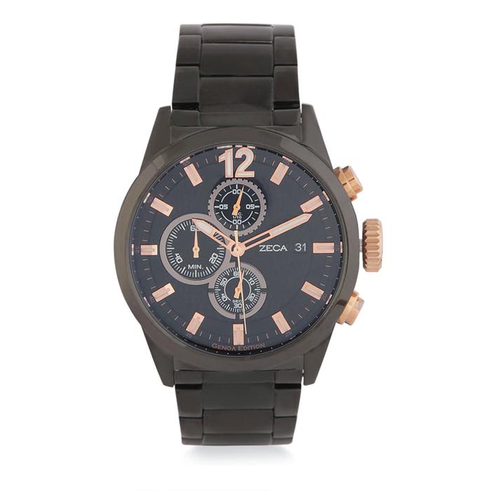Zeca Watches Jam Tangan Pria Analog Original 2010MA Rosegold