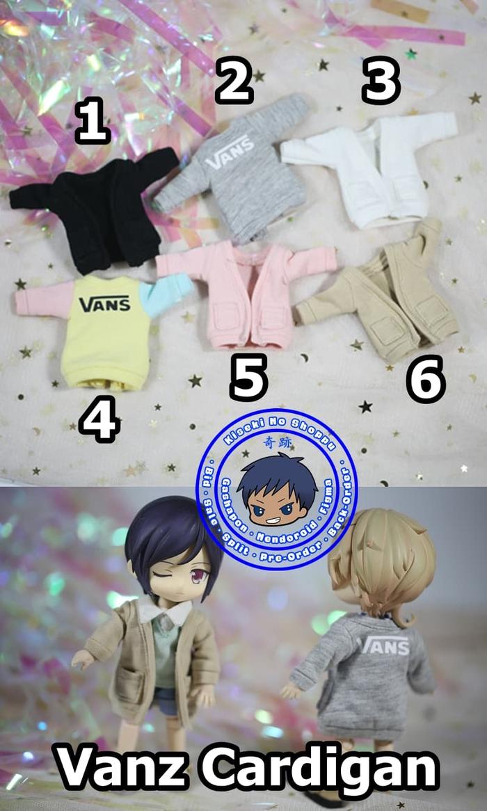 PO Vanz Cardigan [Pakaian Baju Obitsu 11 OB11 BJD 1/12]