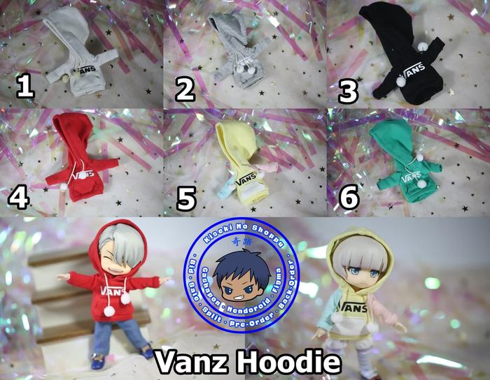 PO Vanz Hoodie [Pakaian Baju Obitsu 11 OB11 BJD 1/12]