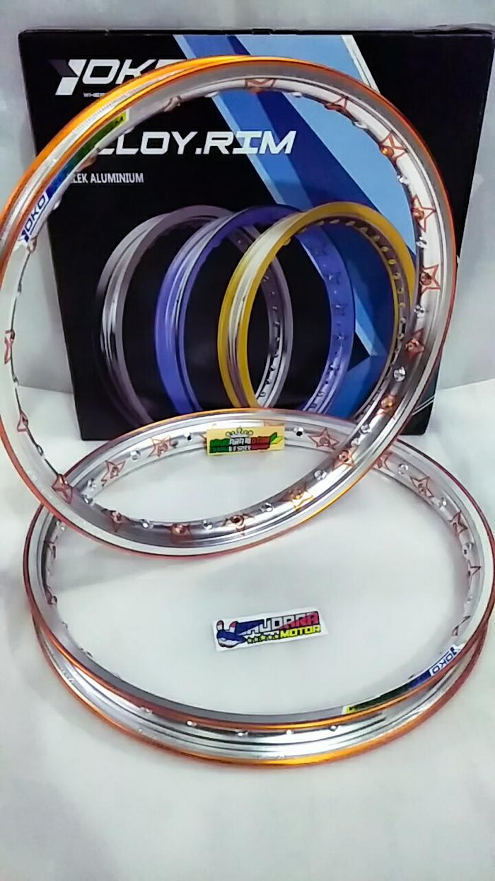 Velg Yoko Ringgo Star 17x1.40-1.40 Silver-Gold