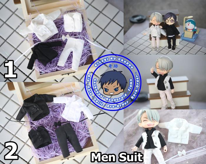 PO Men Suit [Pakaian Baju Set Obitsu 11 OB11 BJD 1/12]