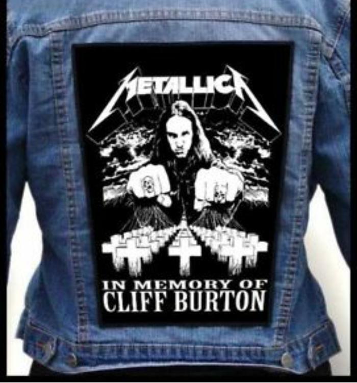 Backpatch Patch Emblem Metallica Bahan Kanvas Custom
