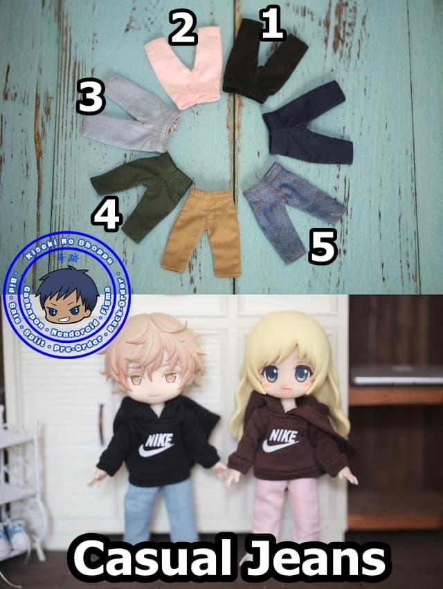 PO Casual Jeans [Pakaian Celana Obitsu 11 OB11 BJD 1/12]
