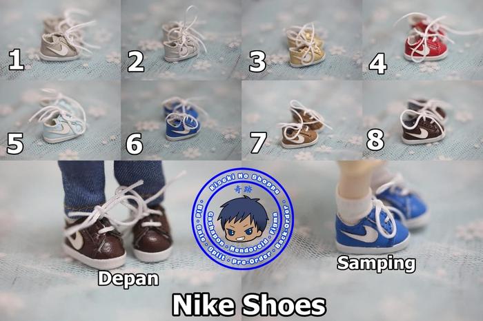 PO Nike Shoes [Aksesoris Sepatu Obitsu 11 OB11 BJD 1/12]