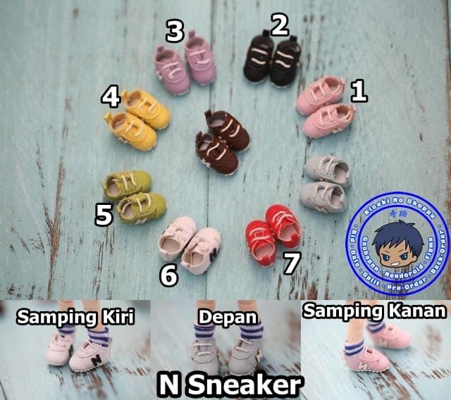PO N Sneaker [Aksesoris Sepatu Obitsu 11 OB11 BJD 1/12]