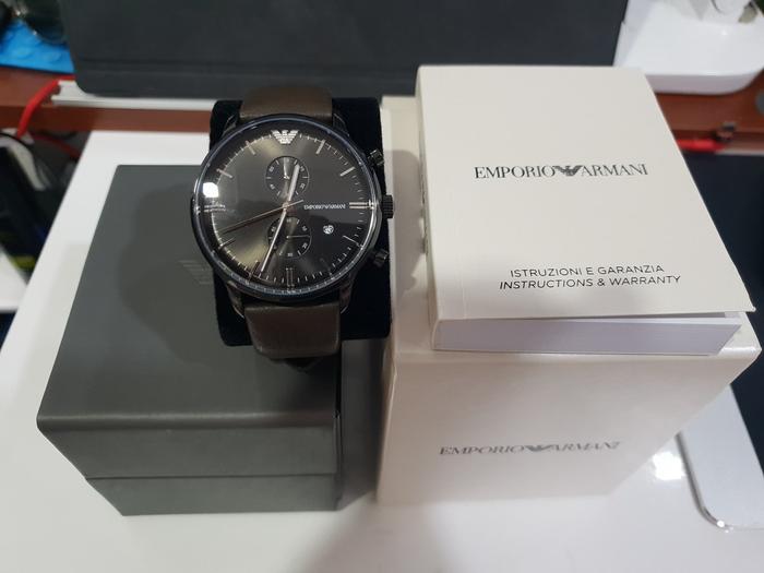 Jam Tangan Pria EMPORIO ARMANI mulus ORIGINAL 100% pembelian LAS VEGAS