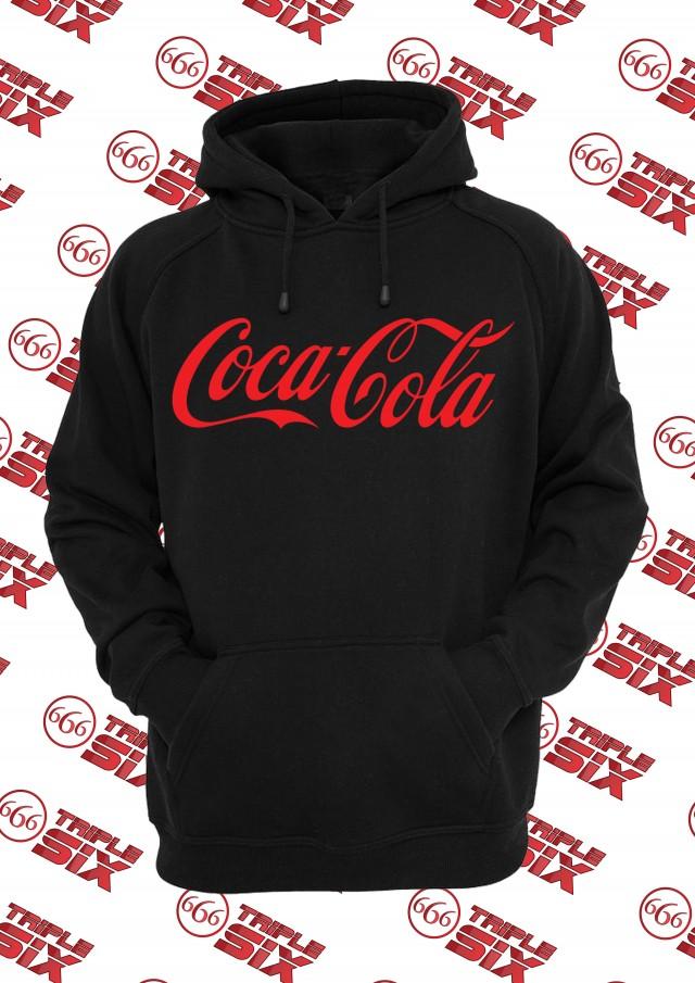 Jaket Hoodie Coca Cola logo