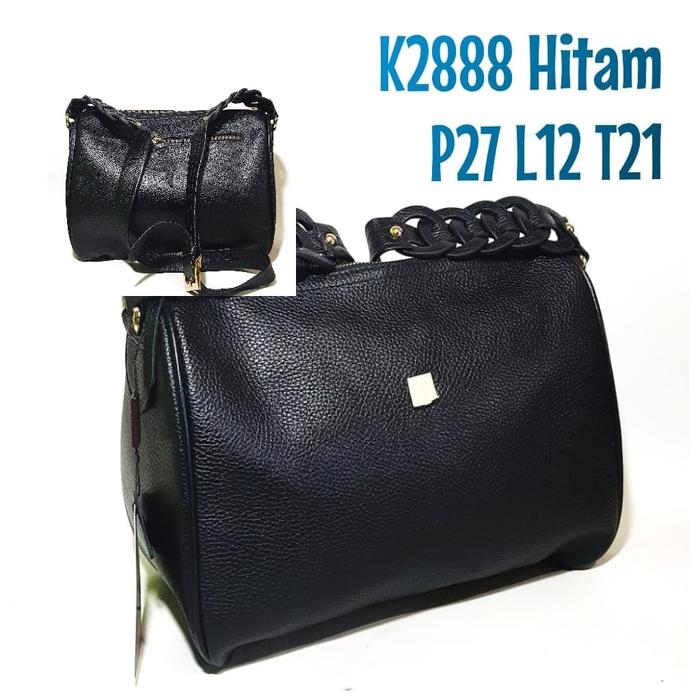 Tas Kulit Papillon Original K2888 Hitam