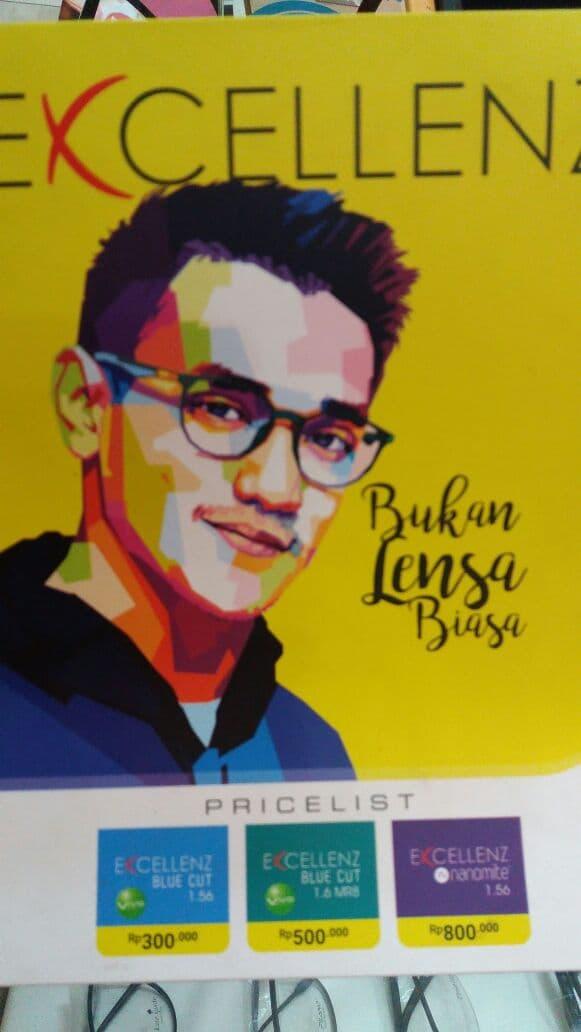 LENSA KACAMATA BLU RAY (ANTI RADIASI KOMPUTER) "EXCELENZ", LENSA AFGAN