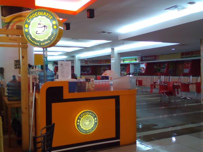 booth stage stand gerobak makanan dan minuman di mall costum