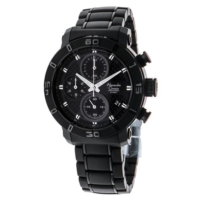 Alexandre Christie AC 6292 MC BIPBA Chronograph Black Dial