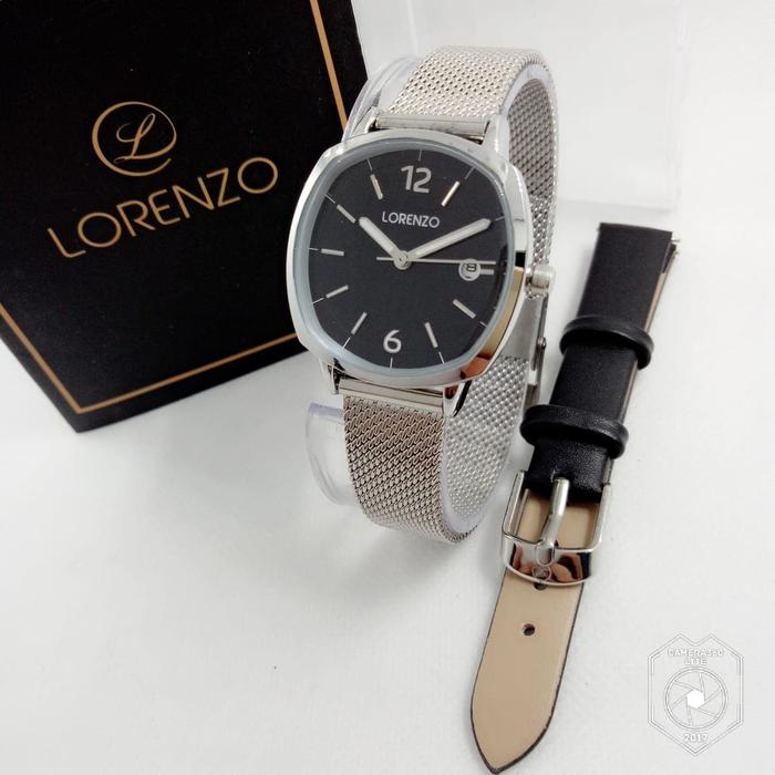Jam tangan Lorenzo 1030 Silver Wanita