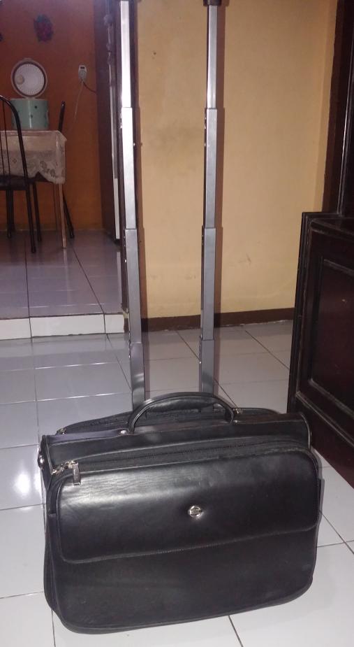 RARE! Tas koper pakaian condotti kulit original