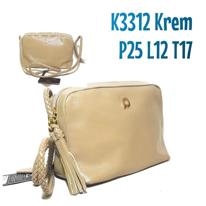 Tas Kulit Papillon Original K3312 Krem