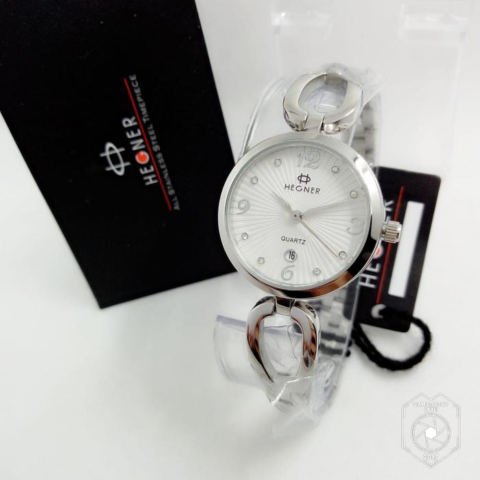 Jam tangan HEGNER 5037 SILVER WANITA