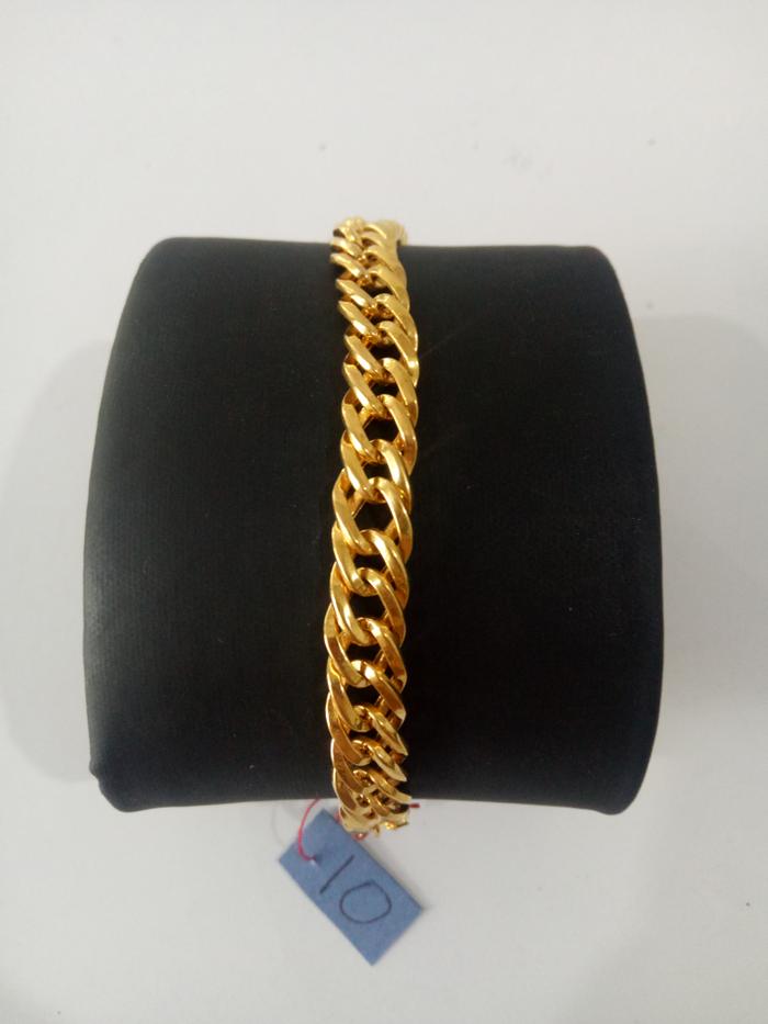 Gelang Emas asli model dragon chain Kadar 875 Berat 9.9 -10.1 gram