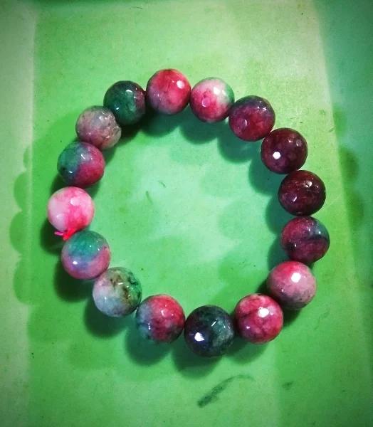 Gelang Batu Akik Ruby Tanzania Asli